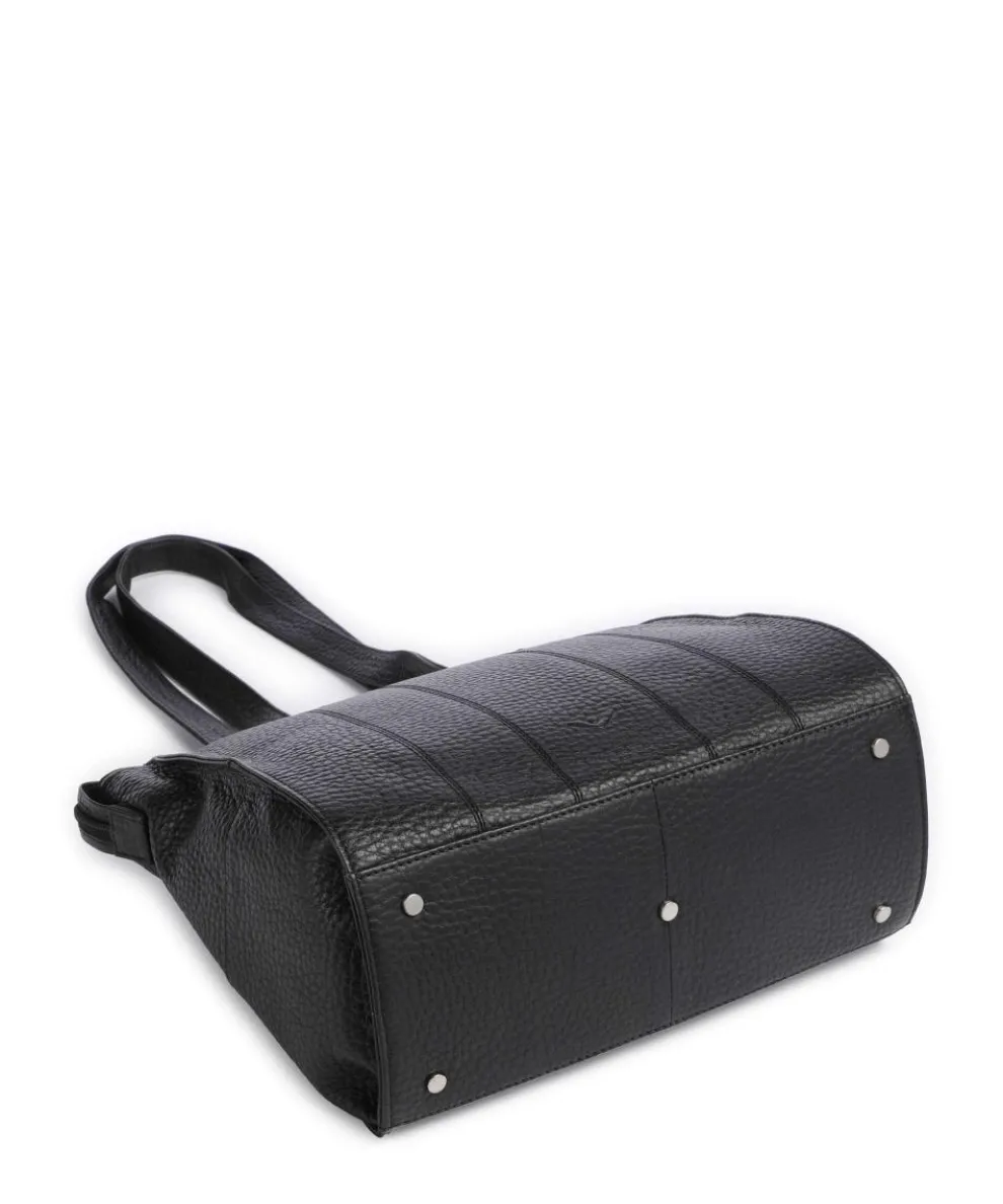 Hirsch Mandira Shoulder bag grained leather black