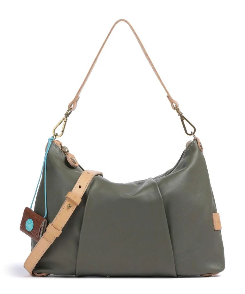 Naxos Mireya Hobo bag calfskin olive-green
