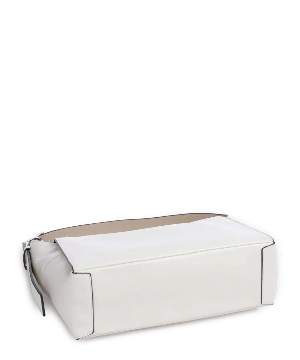 Lou Calf Optic M Hobo bag softly grained calfskin white