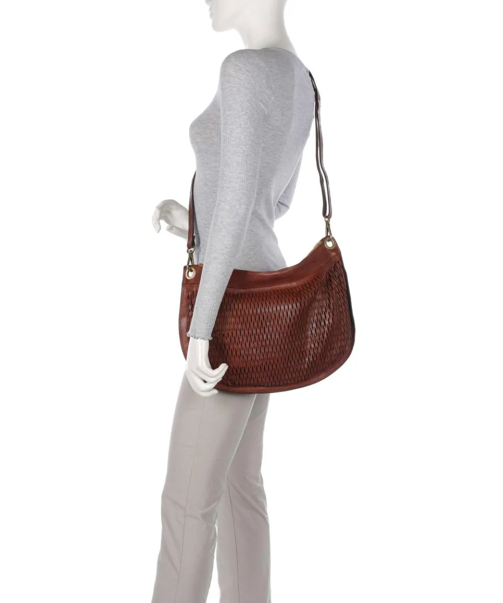 Hobo bag cow leather cognac