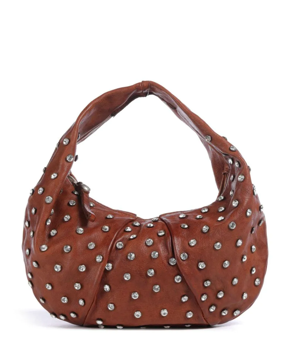 Hobo bag cow leather cognac