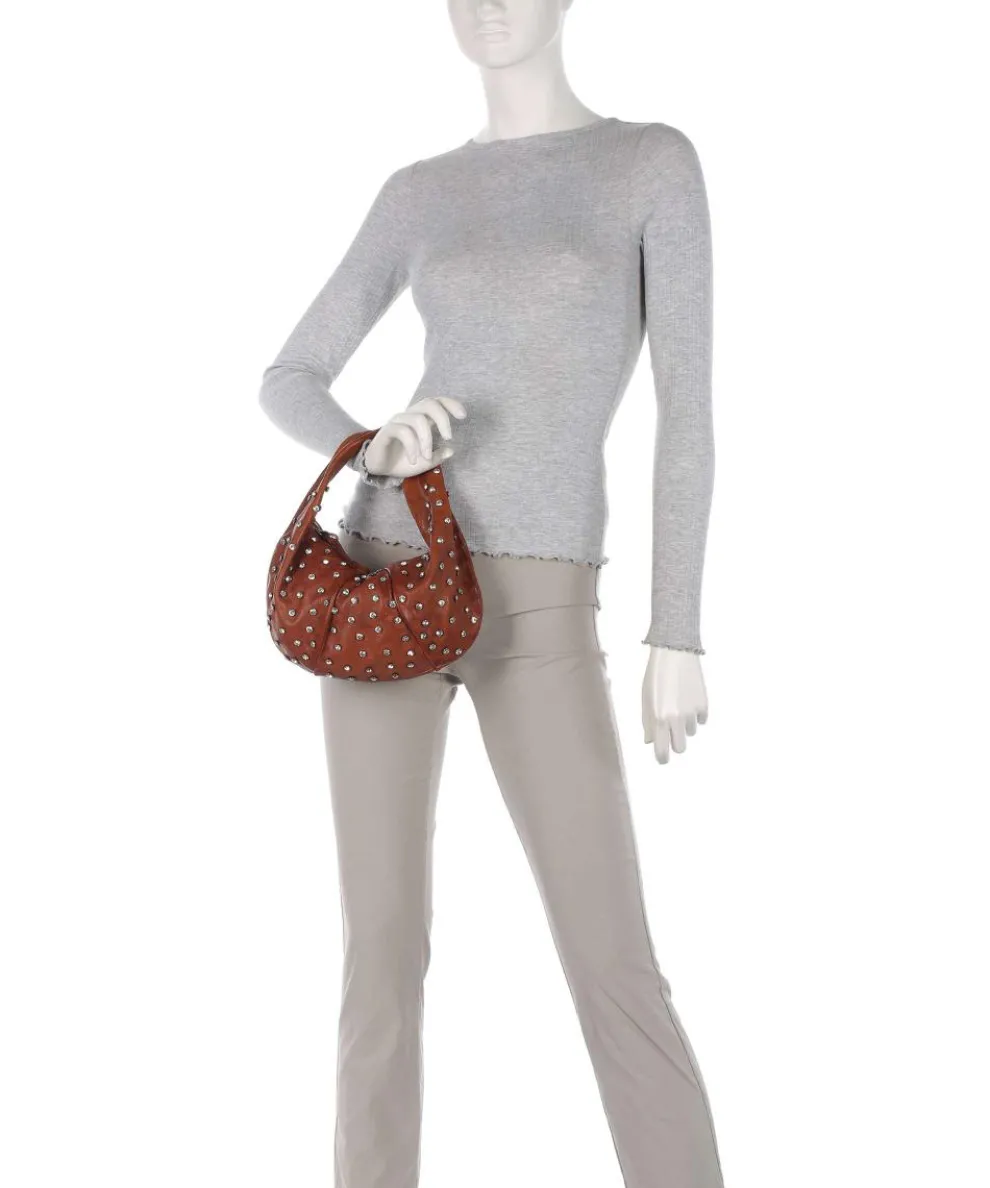 Hobo bag cow leather cognac