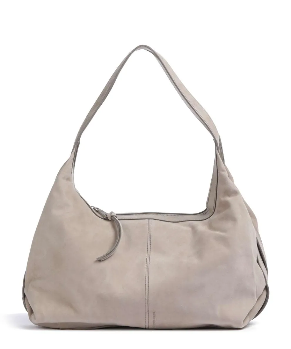 Best to come Hobo bag brushed leather taupe