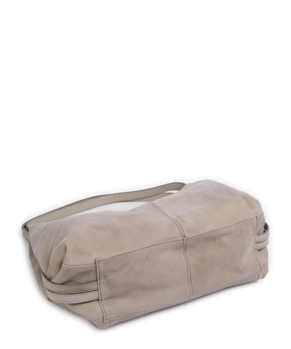 Best to come Hobo bag brushed leather taupe