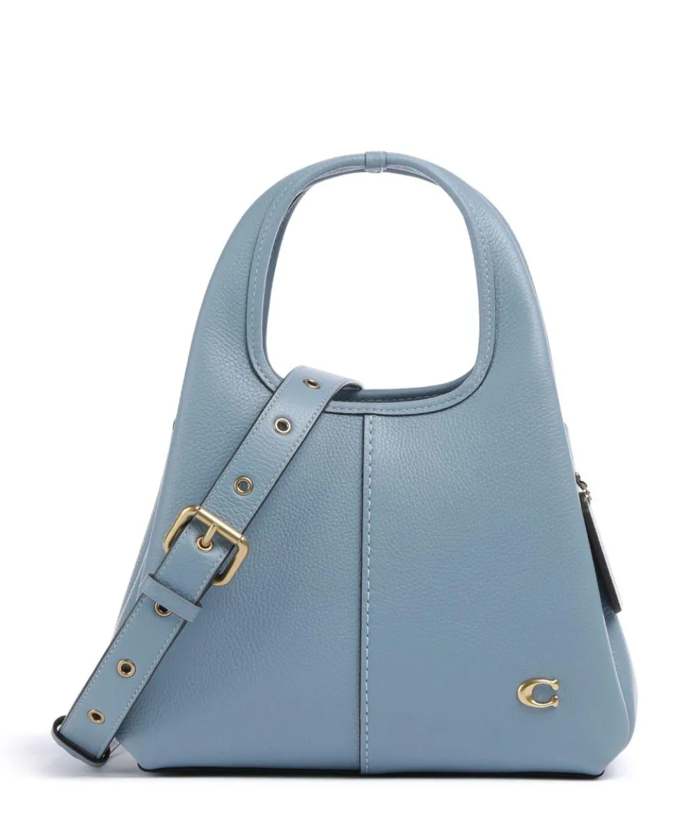 Lana 23 Handbag grained leather light blue