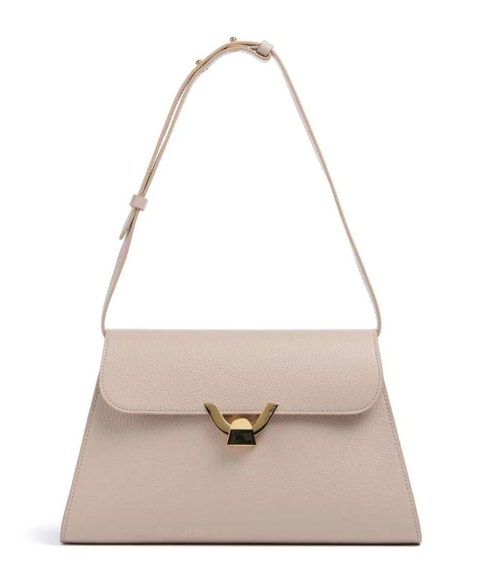 Dew Shoulder bag grained leather antique pink