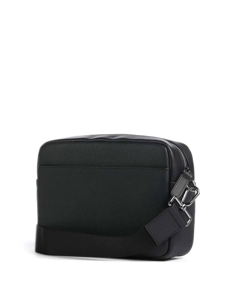 Hudson Crossbody bag grained cow leather black