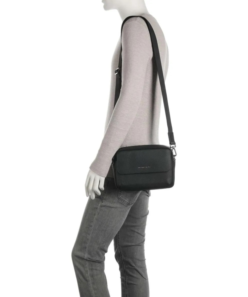 Hudson Crossbody bag grained cow leather black