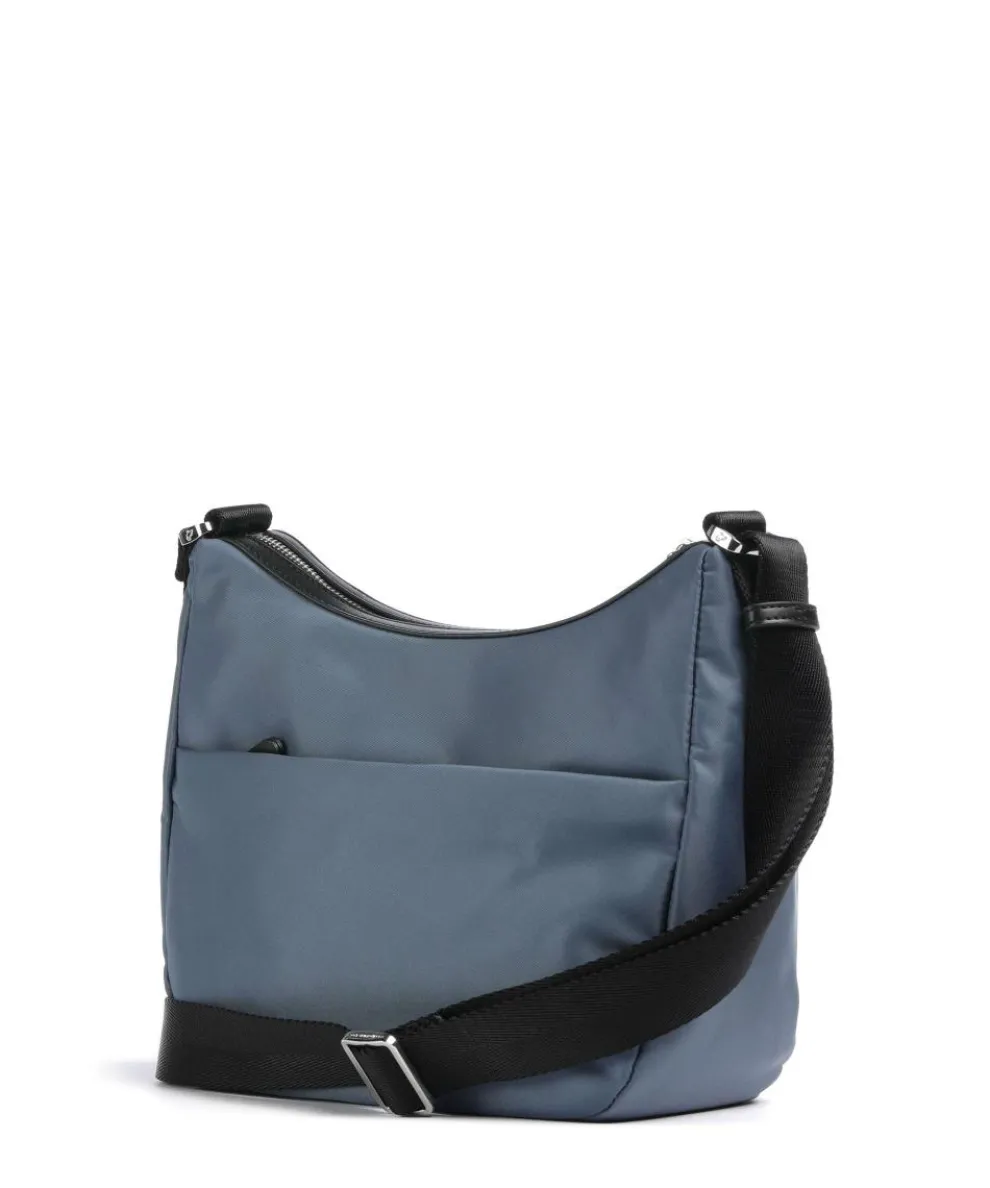 Hunter Crossbody bag nylon blue-grey