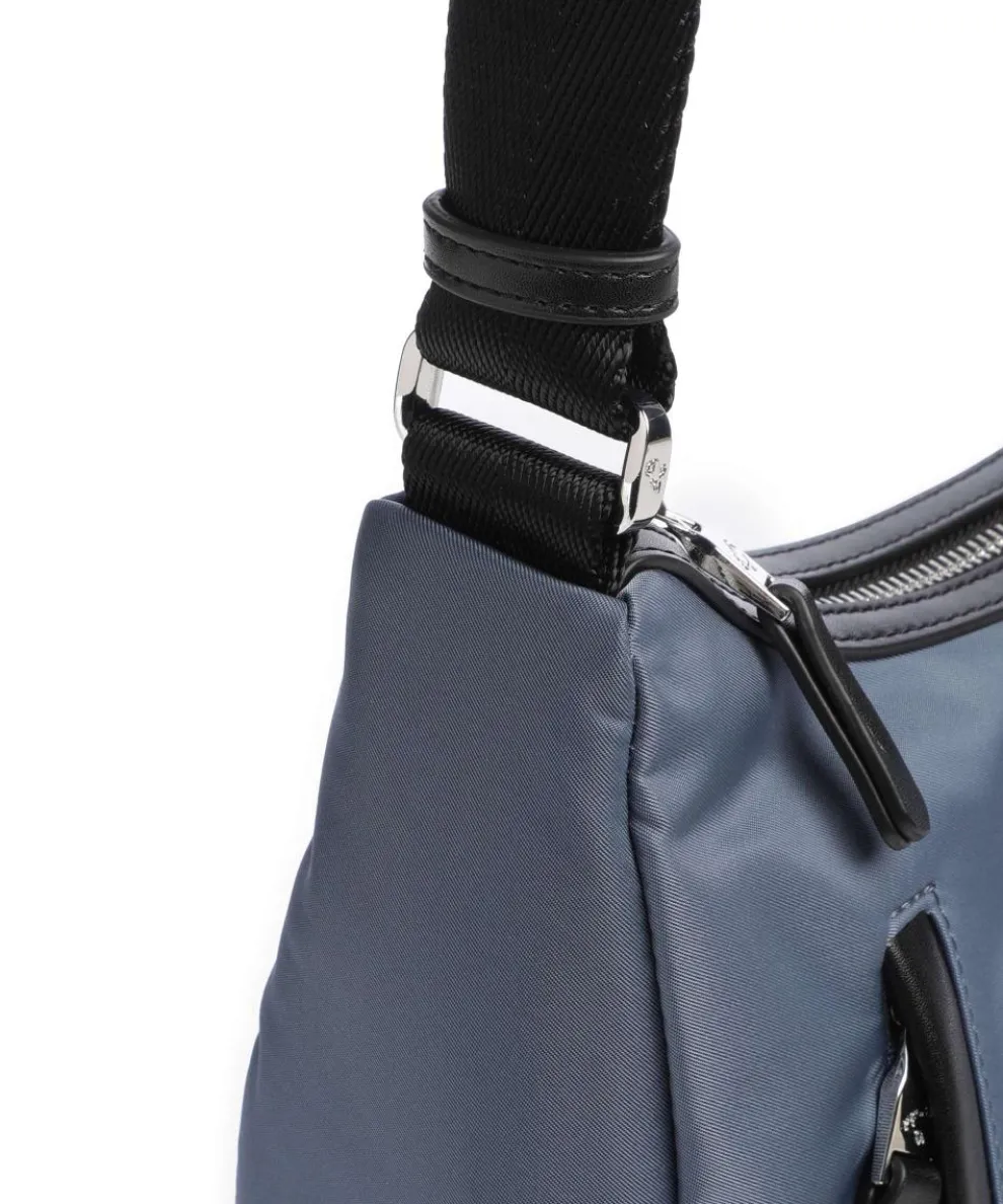 Hunter Crossbody bag nylon blue-grey