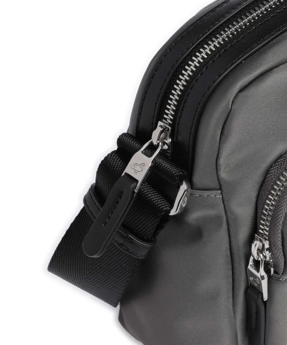 Hunter Crossbody bag nylon, polyester grey