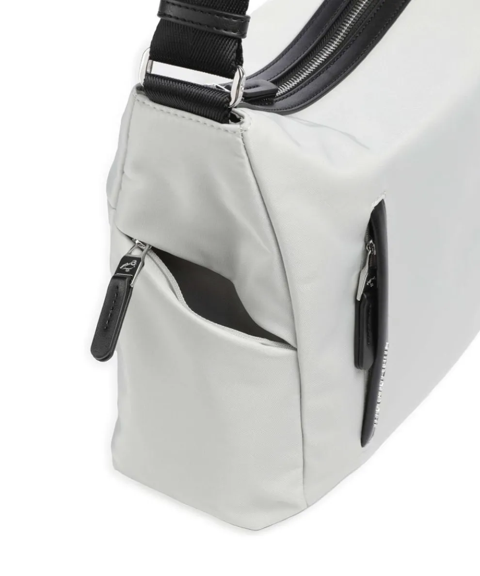 Hunter Crossbody bag nylon light grey