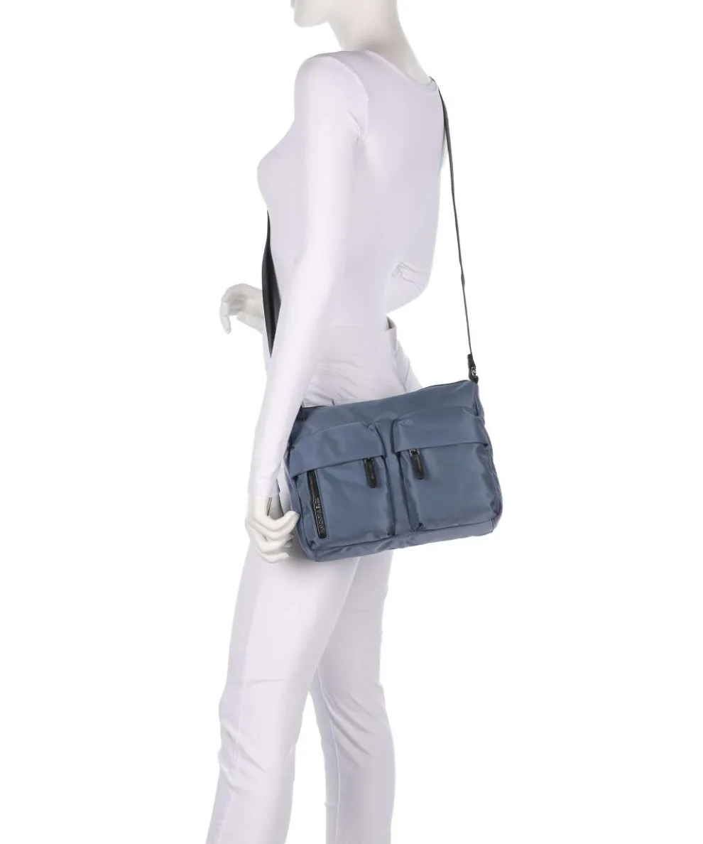 Hunter Shoulder bag nylon blue-grey