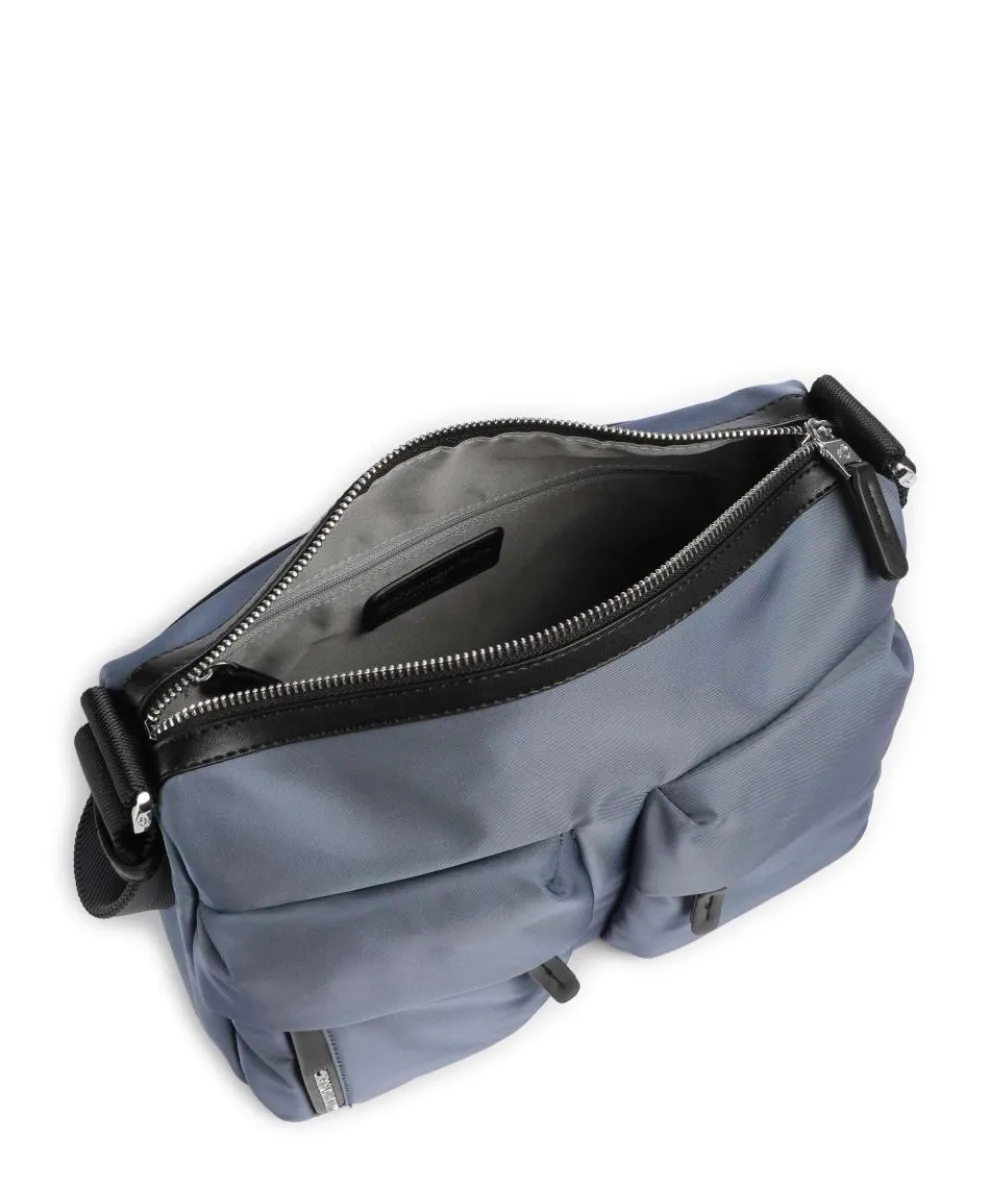 Hunter Shoulder bag nylon blue-grey