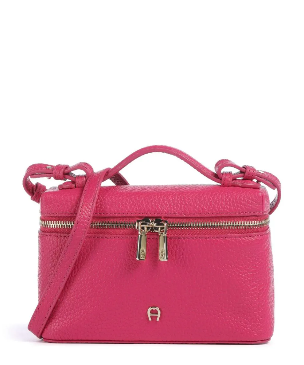 Zelda XS Crossbody bag grained cow leather pink