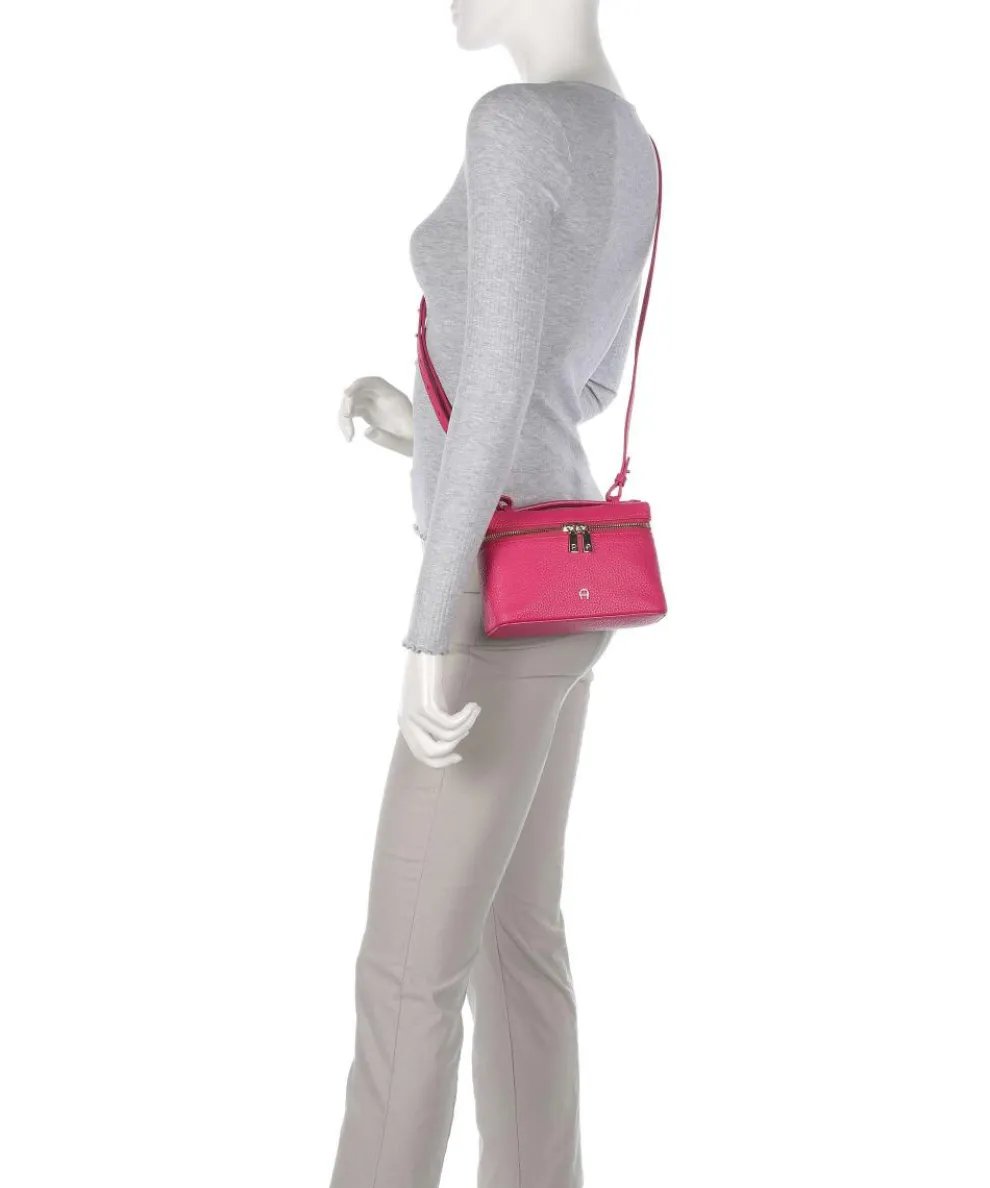 Zelda XS Crossbody bag grained cow leather pink