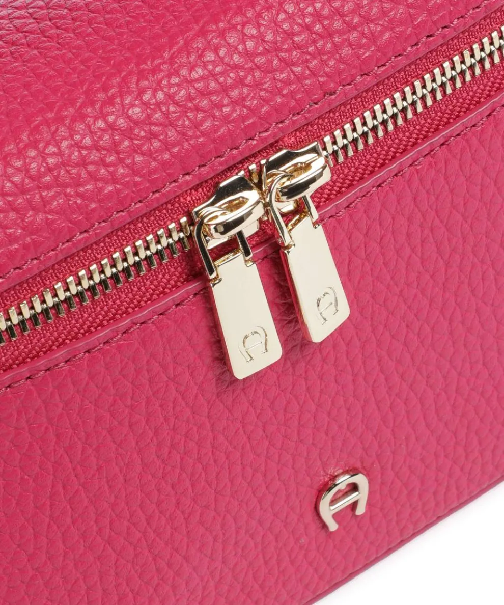 Zelda XS Crossbody bag grained cow leather pink