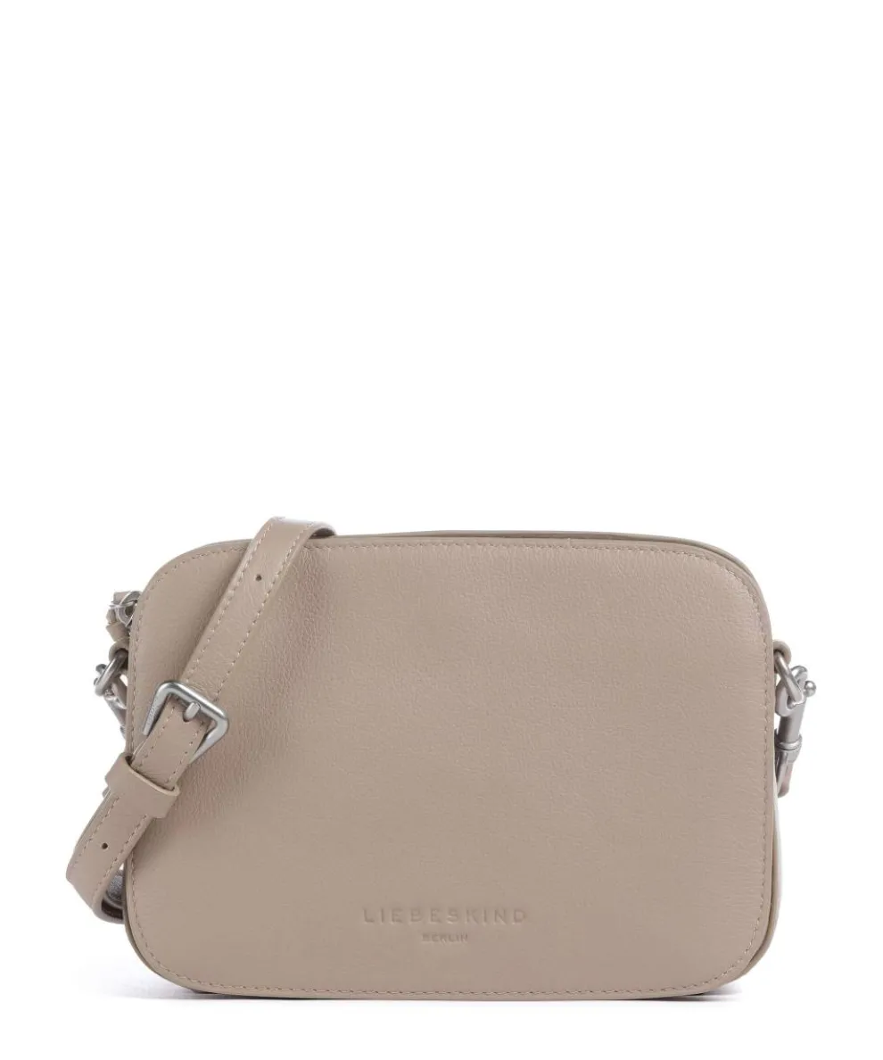 Harris Luka Crossbody bag grained leather light brown