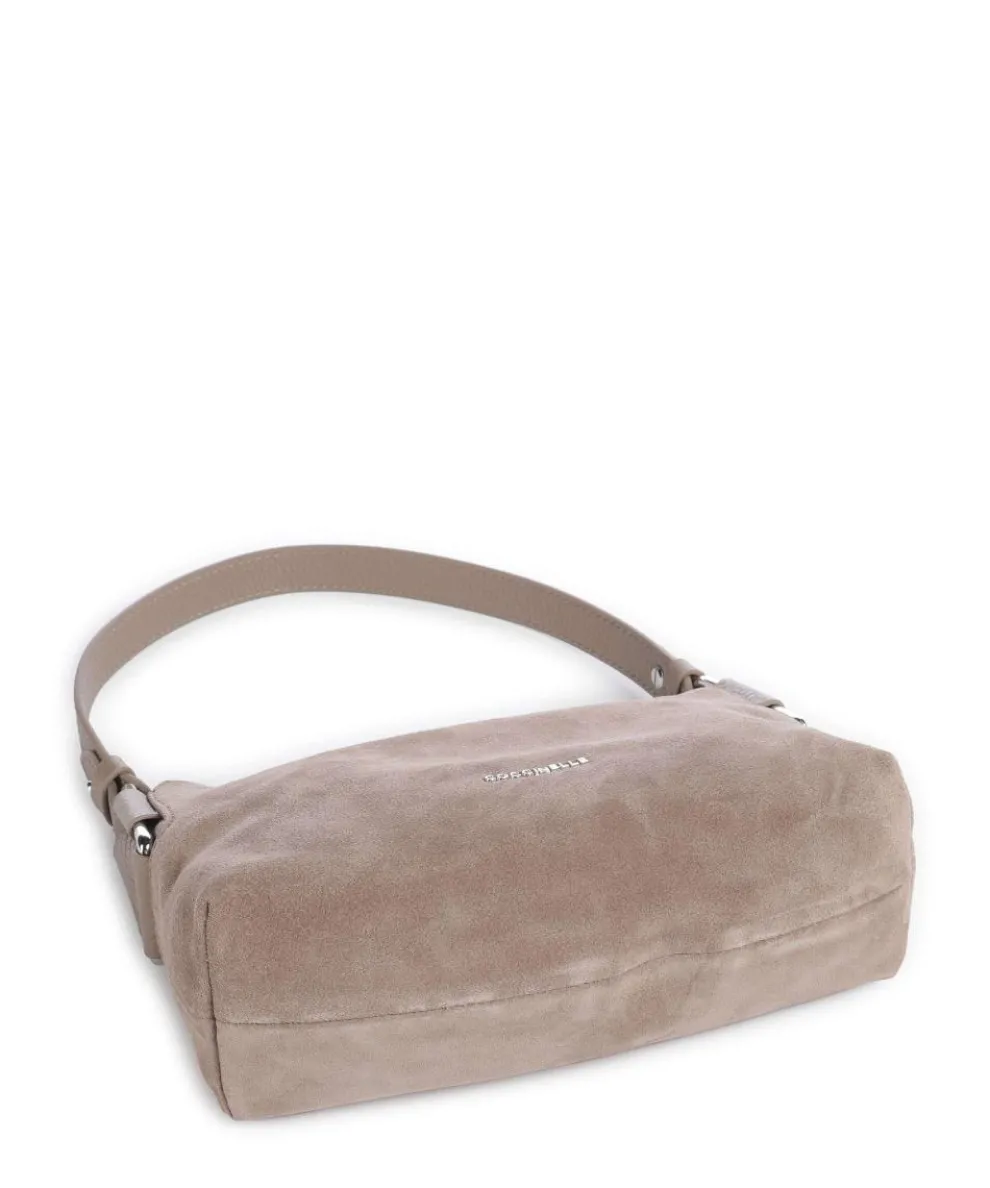 Rebekka Suede Shoulder bag brushed cow leather taupe