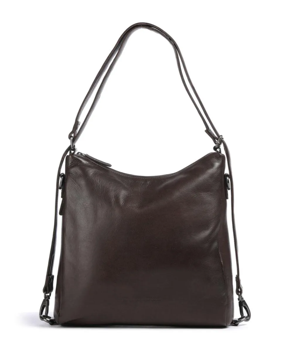 Novum Letizia Backpack bag leather dark brown