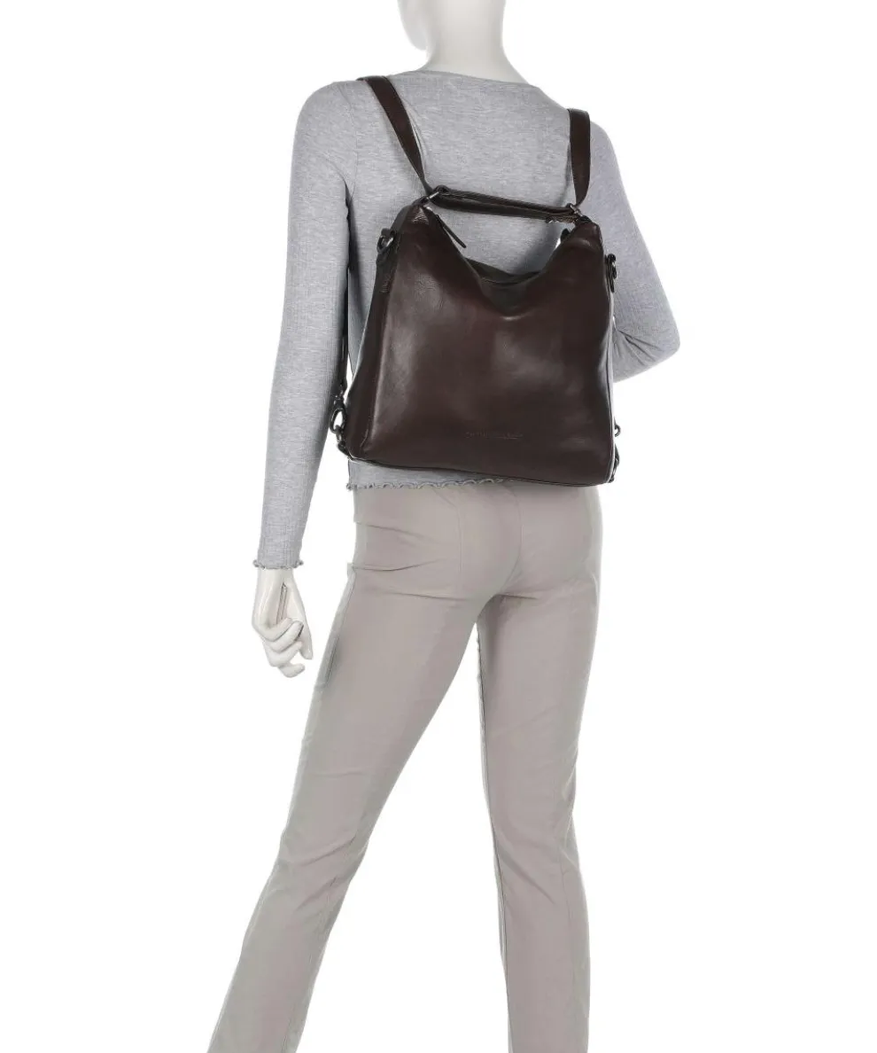 Novum Letizia Backpack bag leather dark brown