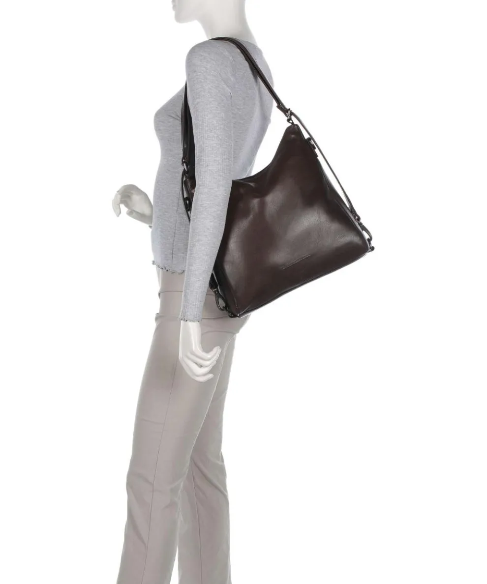 Novum Letizia Backpack bag leather dark brown