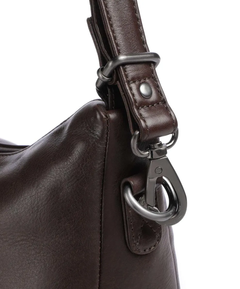 Novum Letizia Backpack bag leather dark brown