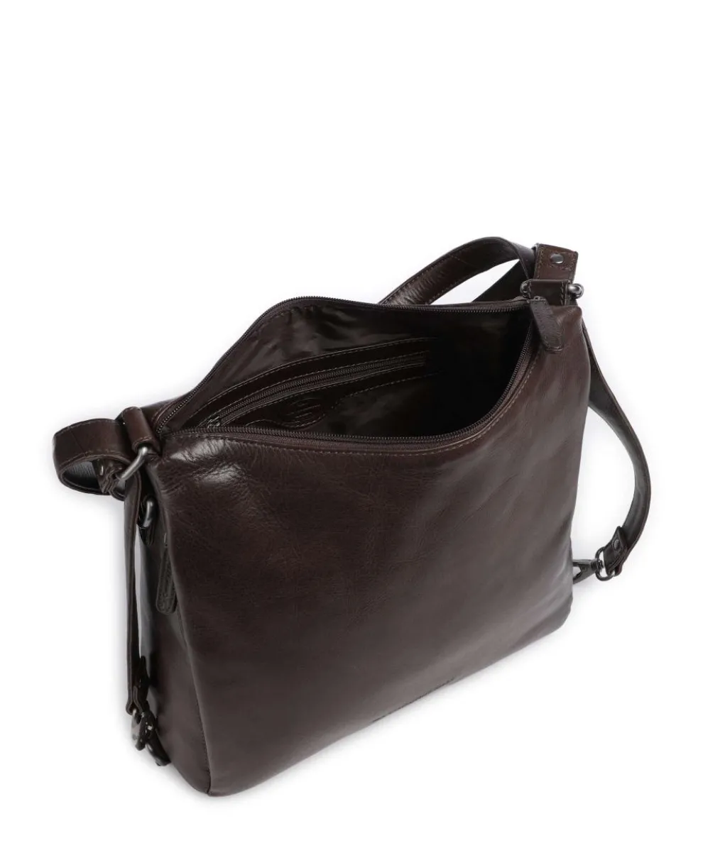 Novum Letizia Backpack bag leather dark brown