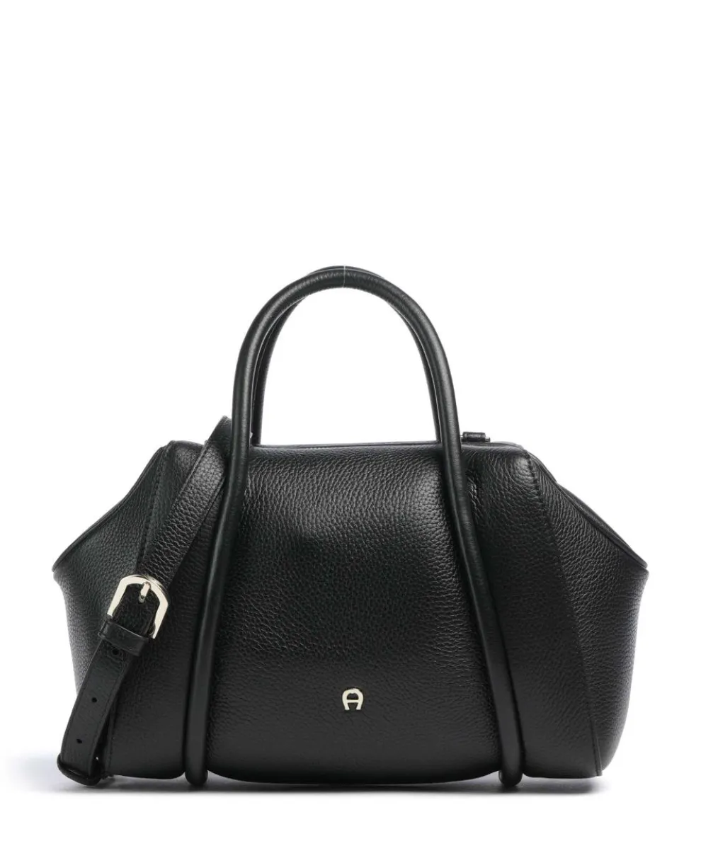 Juliette S Handbag grained cow leather black