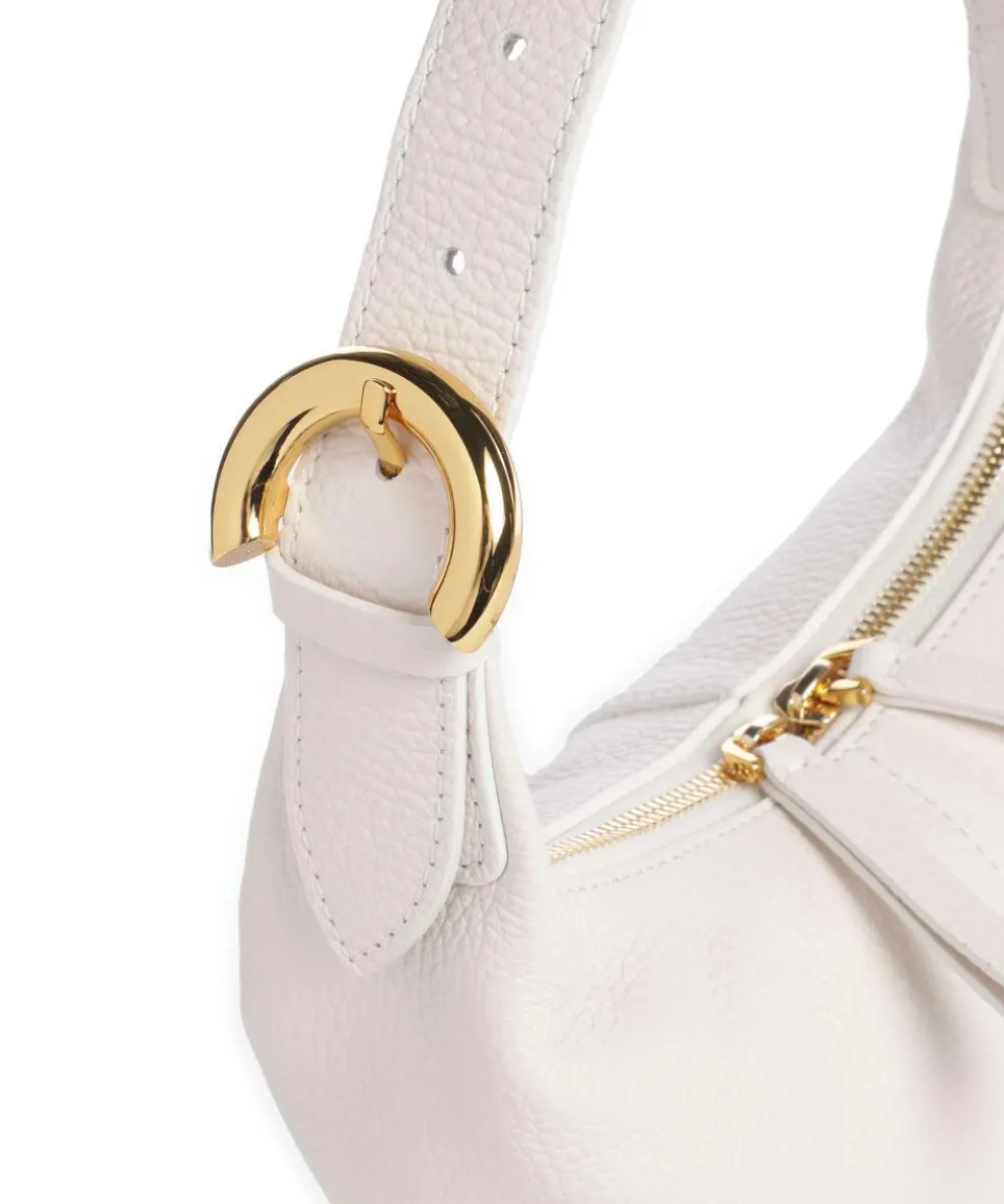 Fernanda Shoulder bag grained leather white