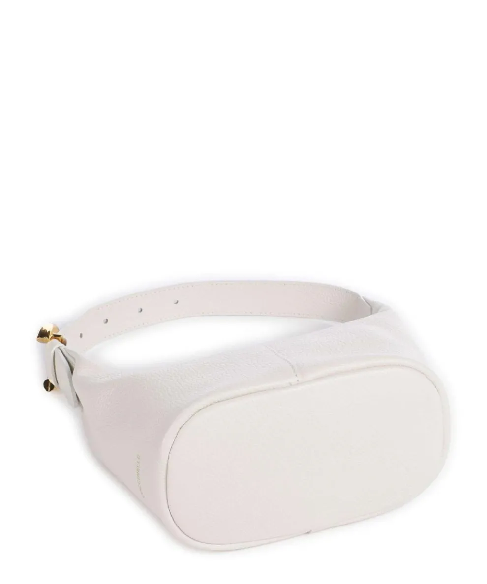 Fernanda Shoulder bag grained leather white