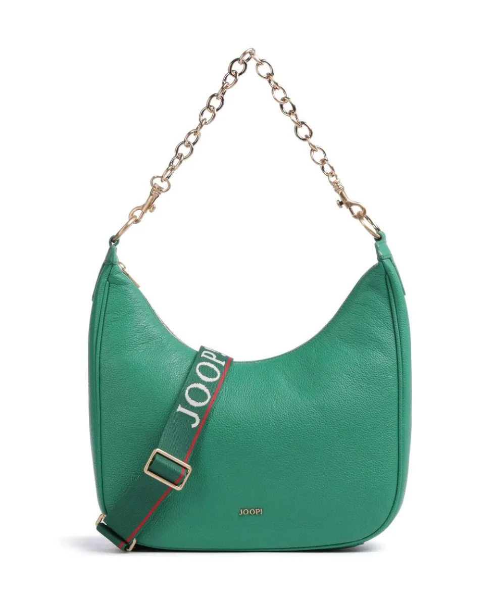 Dolce Ginger Hobo bag grained leather green