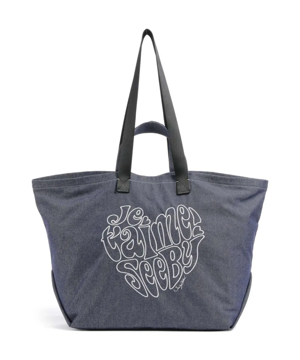 See By Bye Tote bag cotton jeans