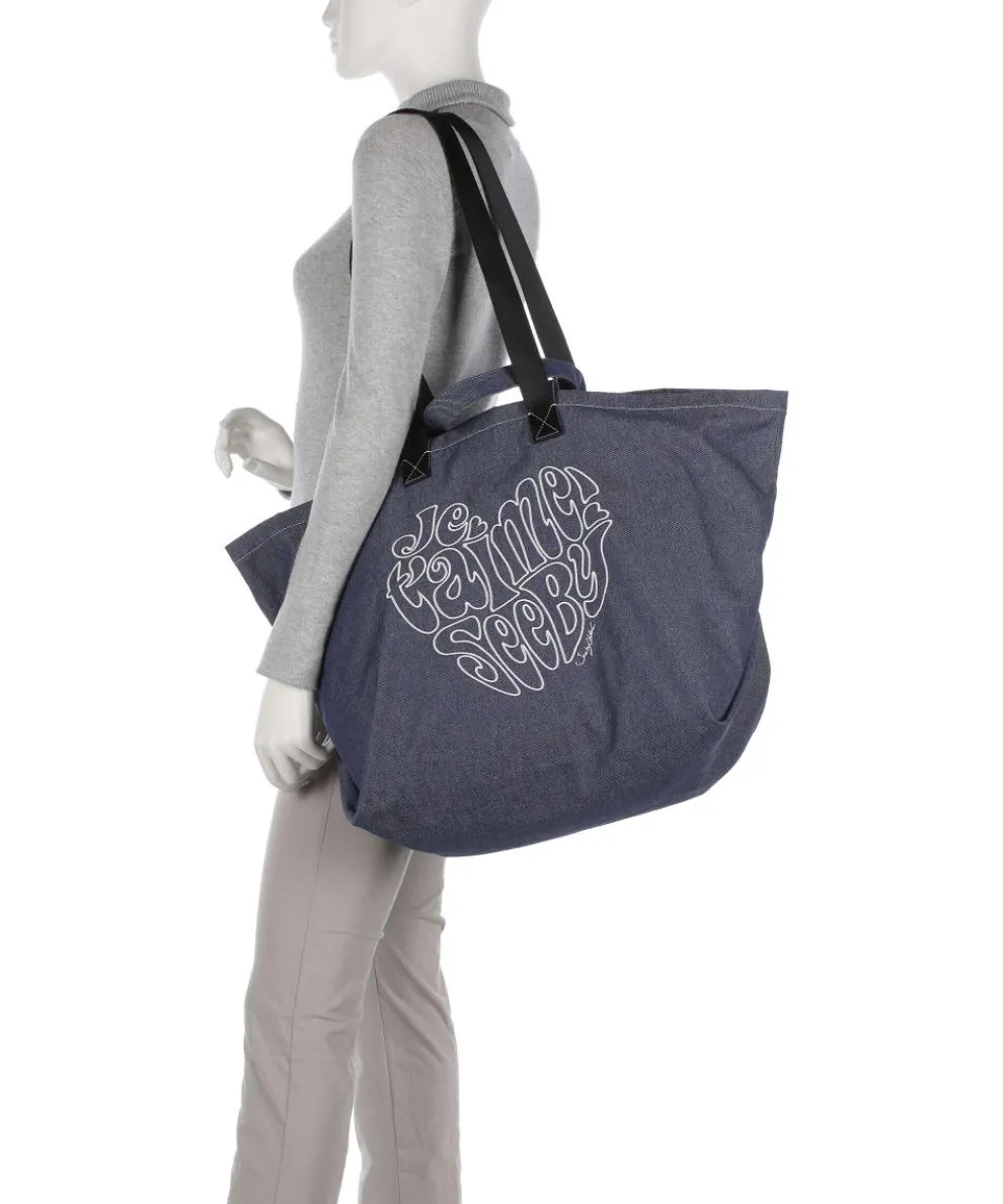 See By Bye Tote bag cotton jeans