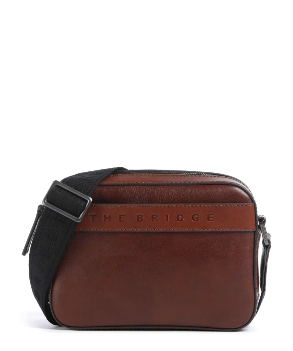 Giacomo Crossbody bag grained cow leather brown
