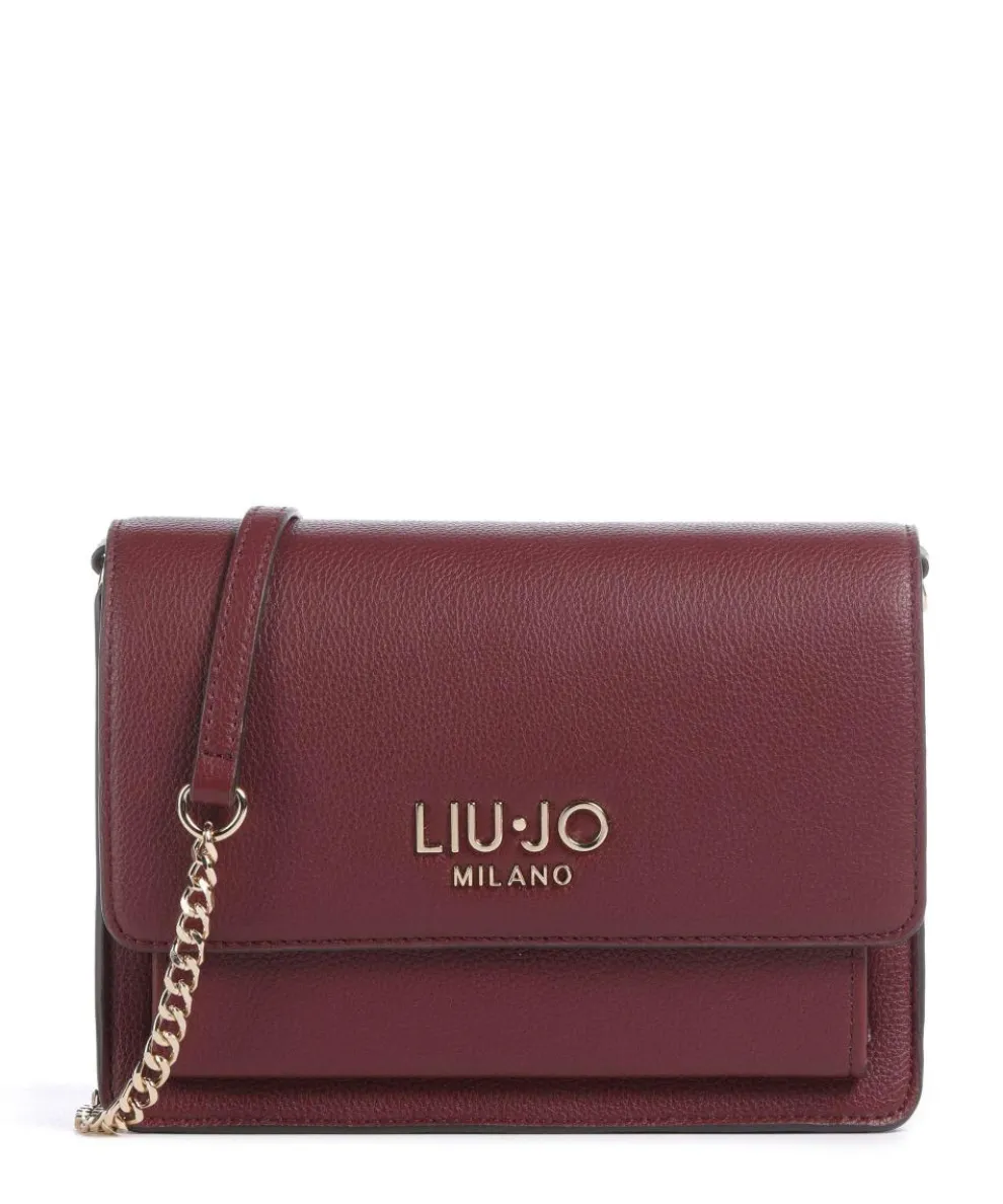 Icon M Crossbody bag imitation leather wine