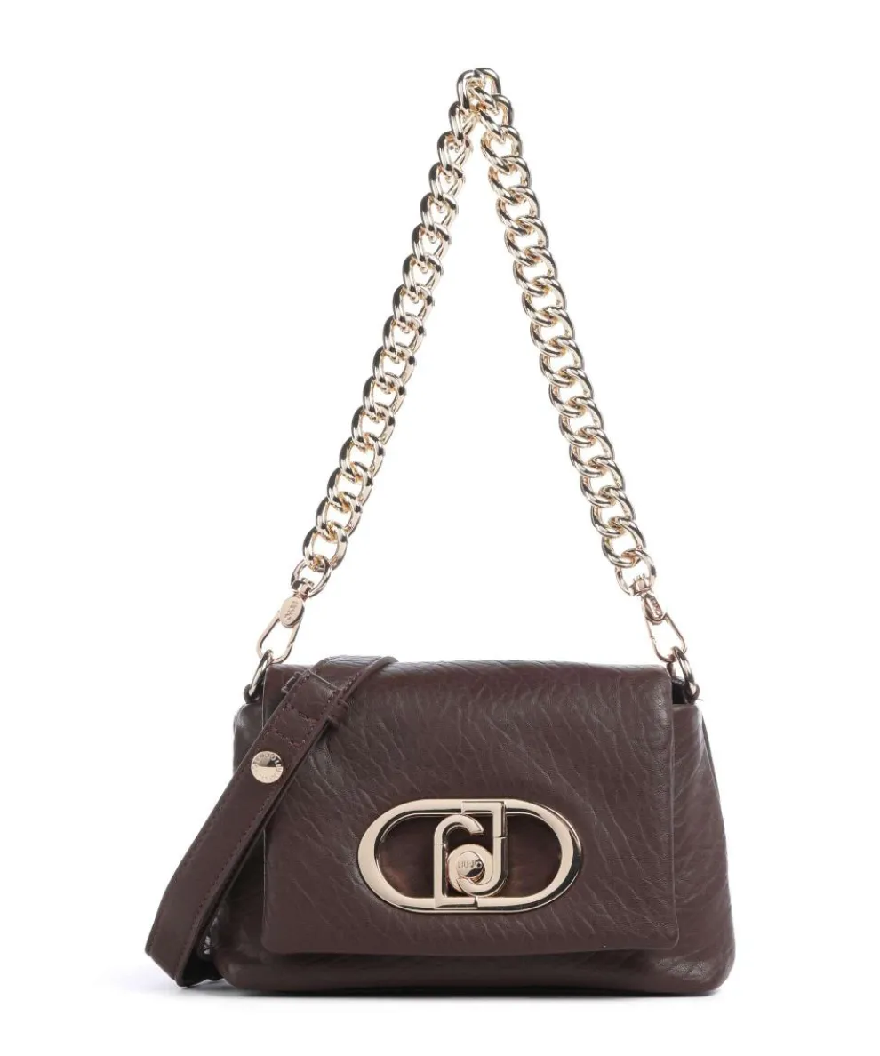 Icon S Shoulder bag imitation leather dark brown