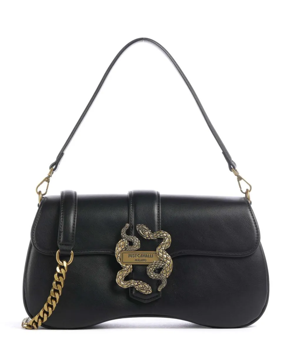 Iconic Snakes Shoulder bag imitation leather black