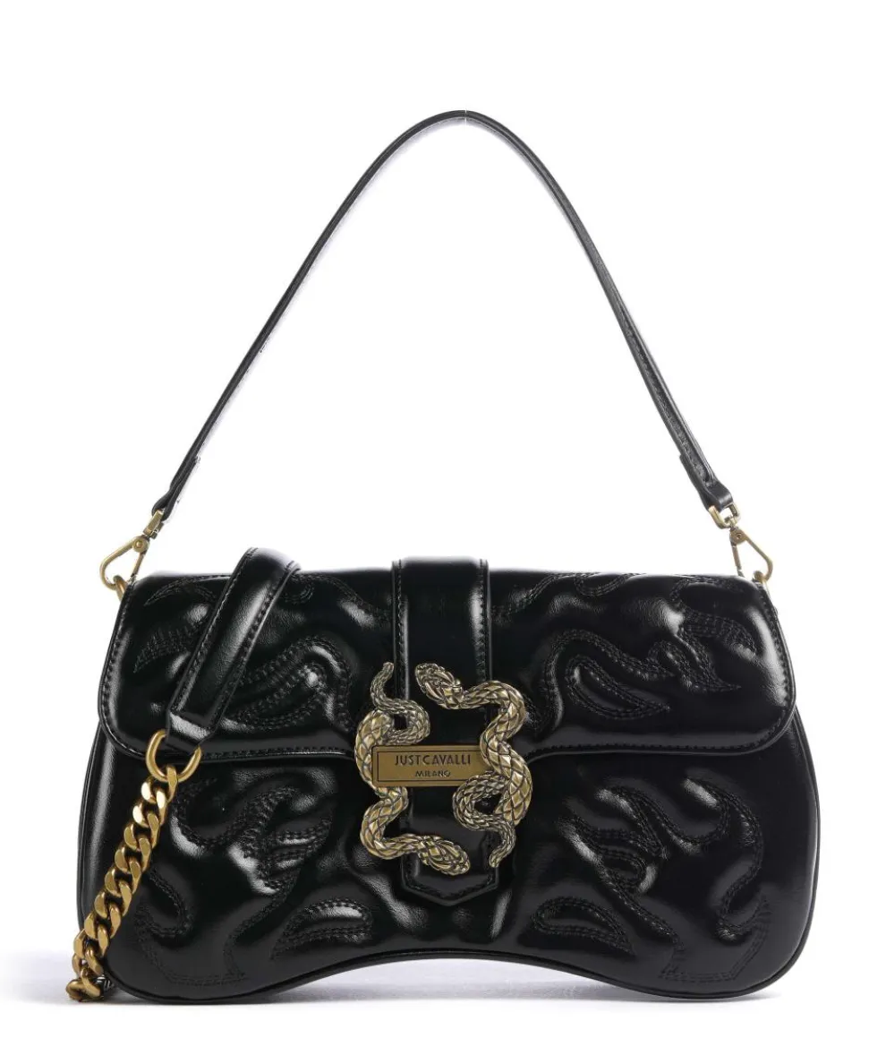 Iconic Snakes Shoulder bag imitation leather black