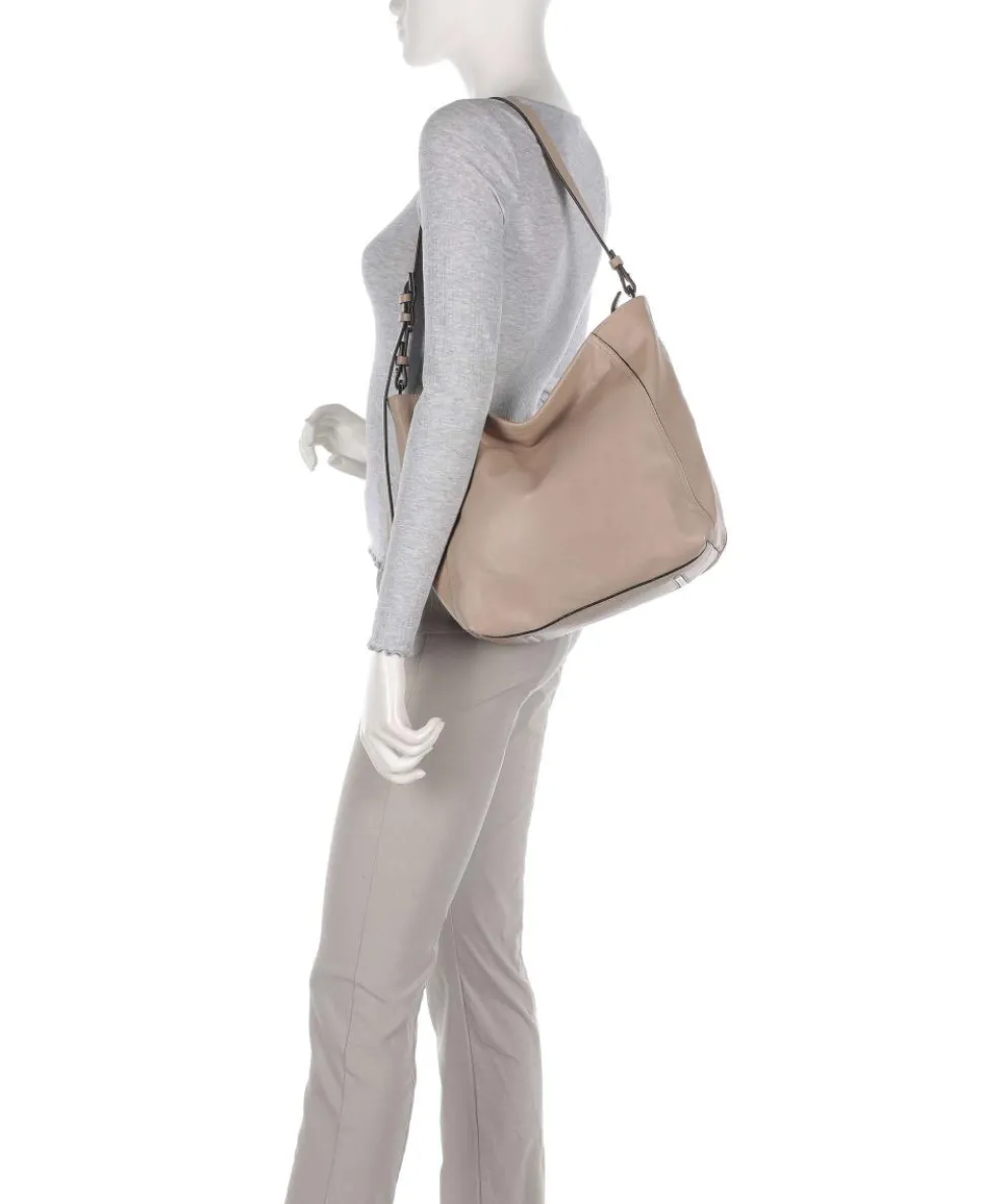 Chudy Sheep Natural M Hobo bag sheepskin leather beige