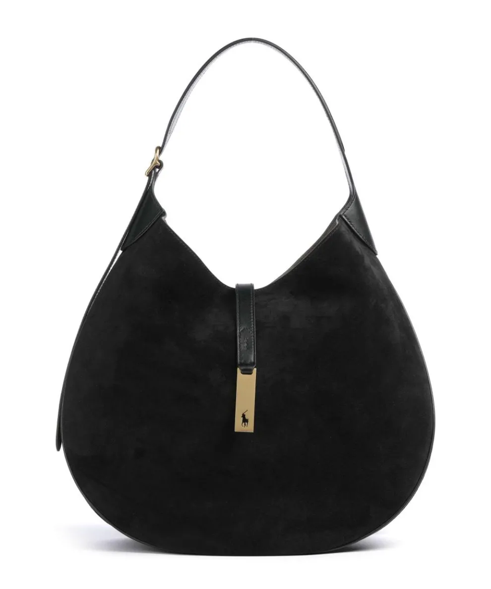 ID Collection Medium Hobo bag brushed cow leather black