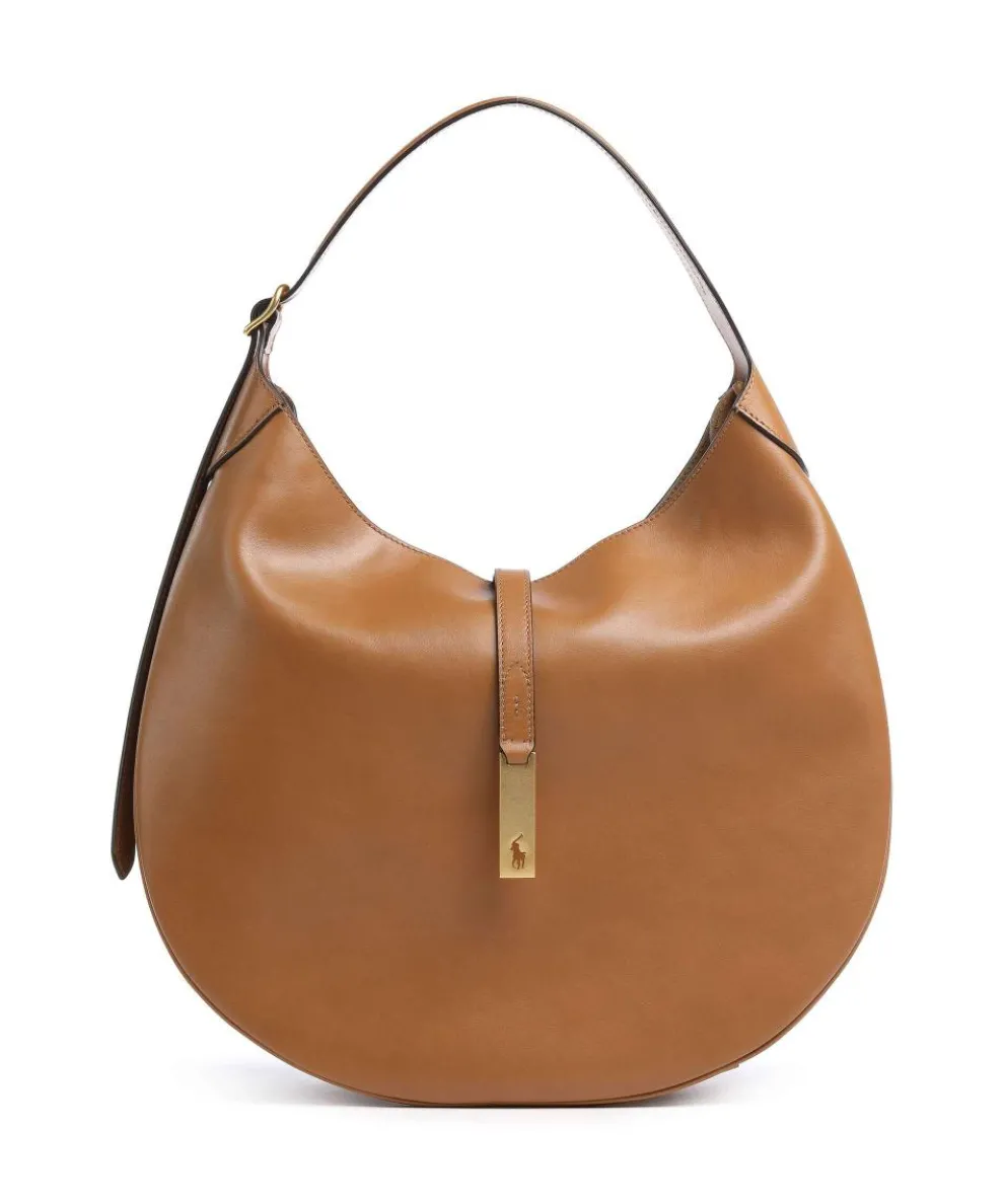 ID Collection Medium Hobo bag fine grain cow leather tan