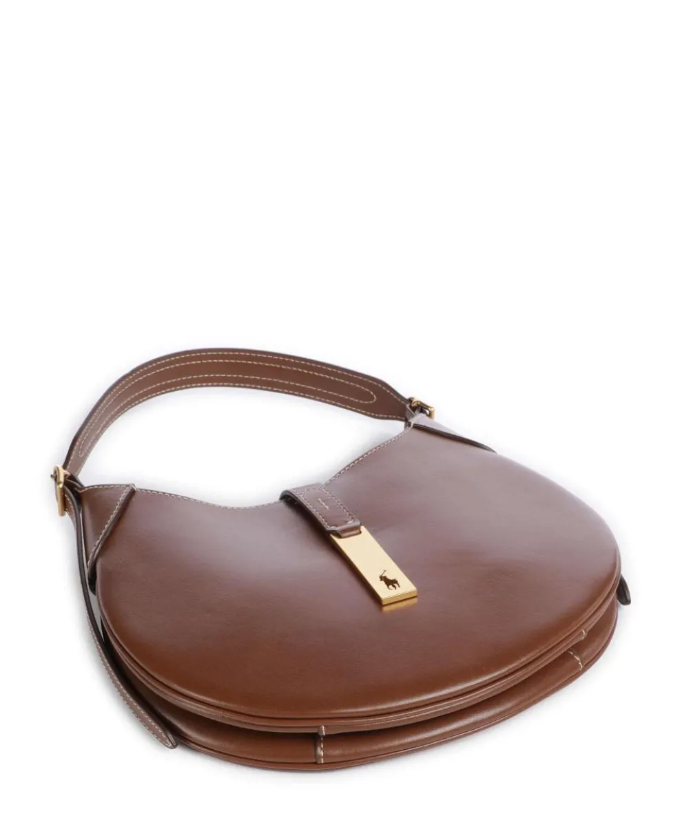 ID Collection Small Shoulder bag fine grain cow leather brown