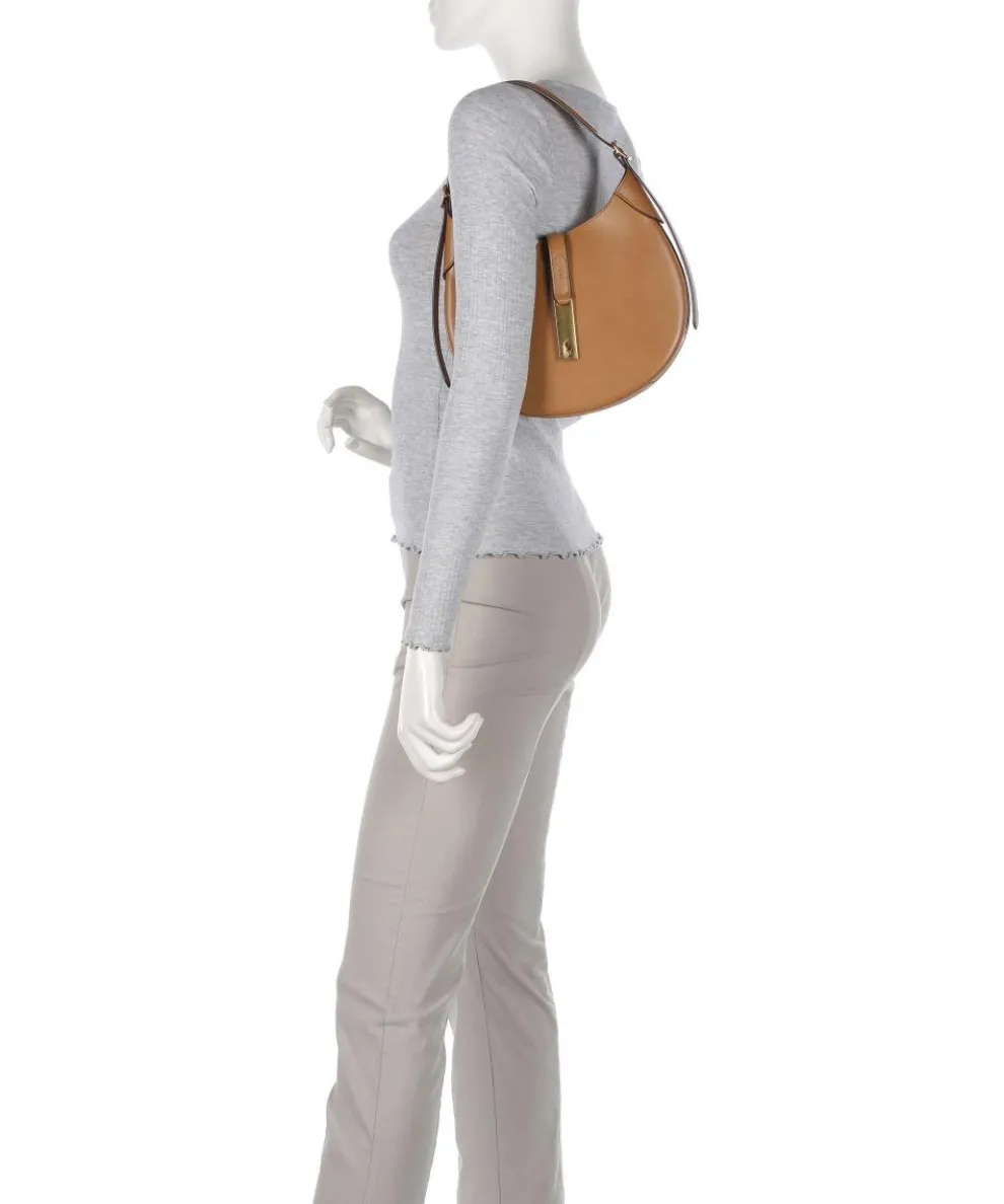 ID Collection Small Shoulder bag fine grain cow leather light brown