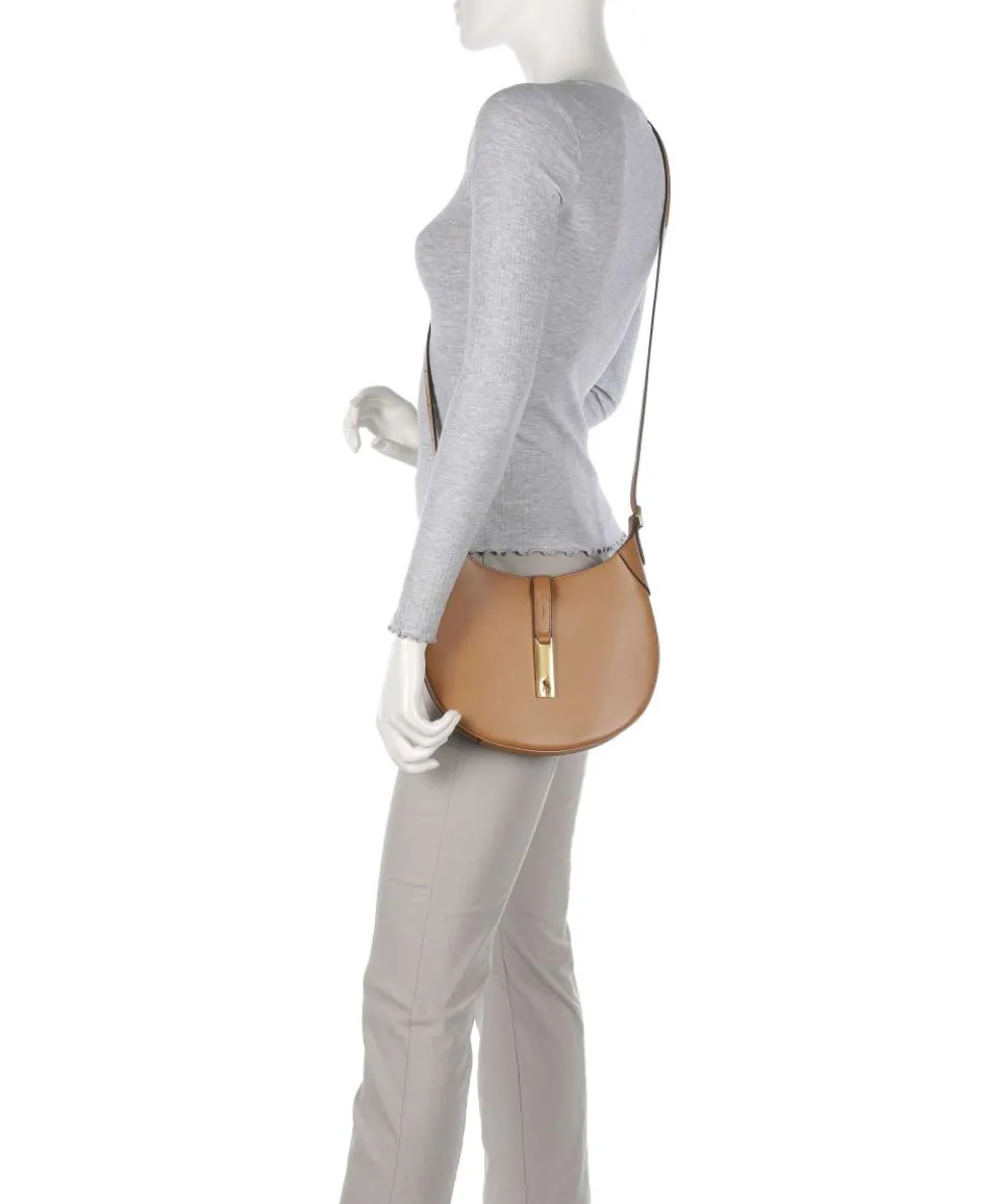 ID Collection Small Shoulder bag fine grain cow leather light brown