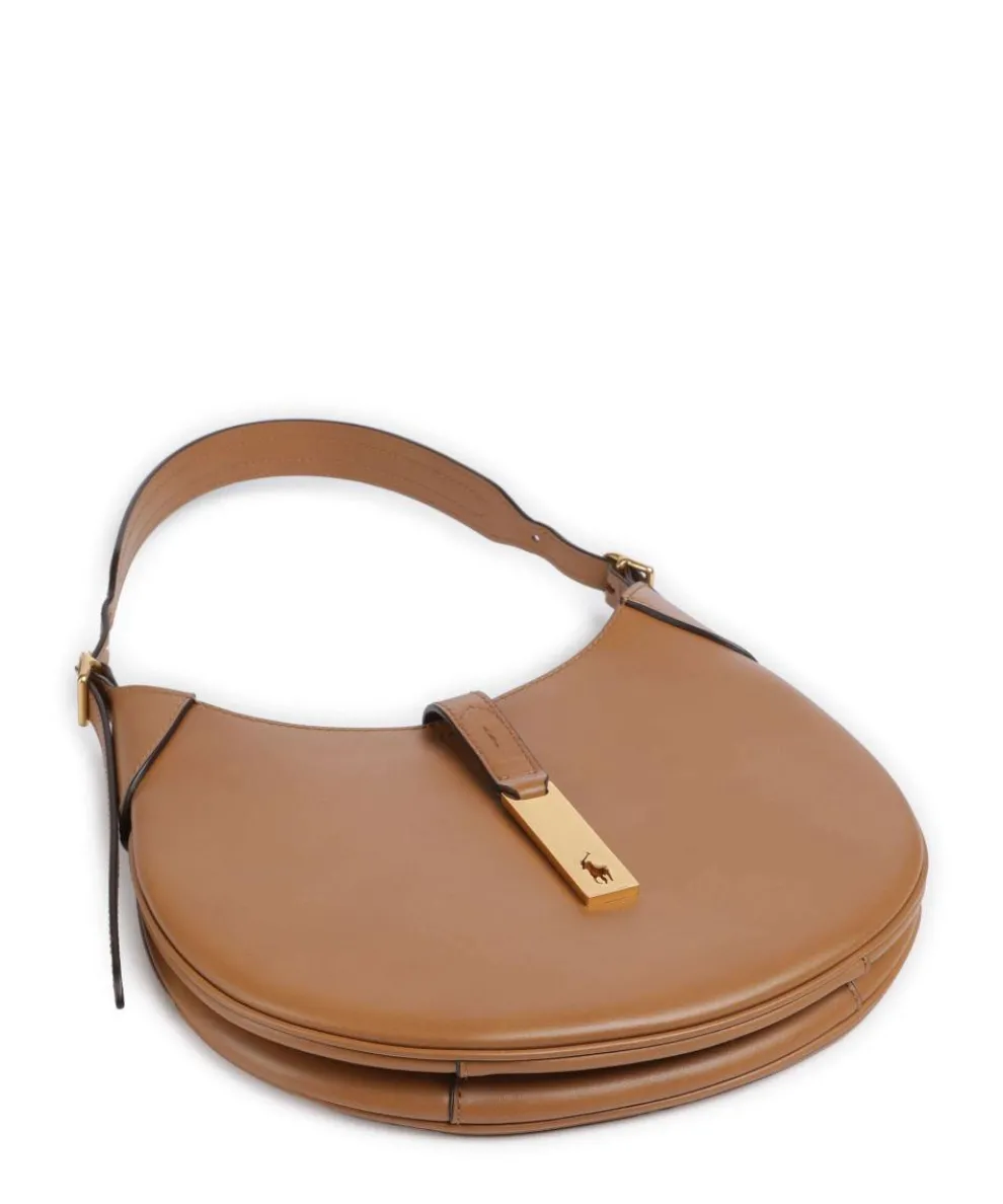 ID Collection Small Shoulder bag fine grain cow leather light brown