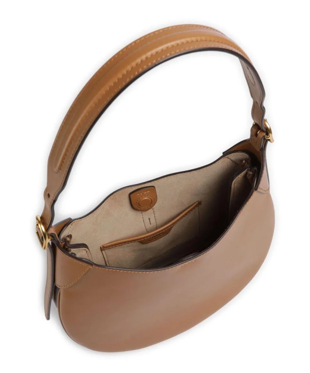 ID Collection Small Shoulder bag fine grain cow leather light brown