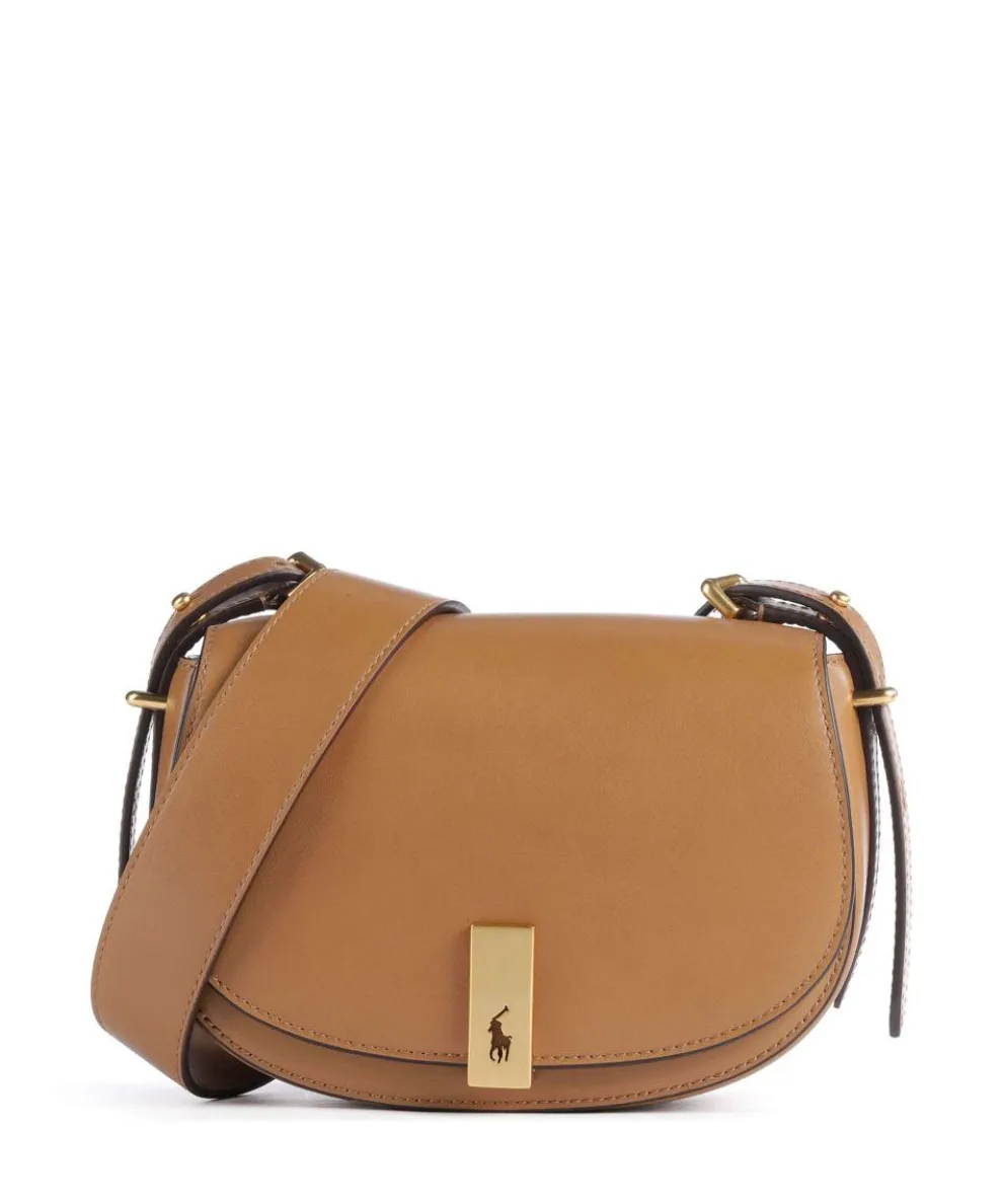 ID Collection Small Crossbody bag fine grain cow leather tan
