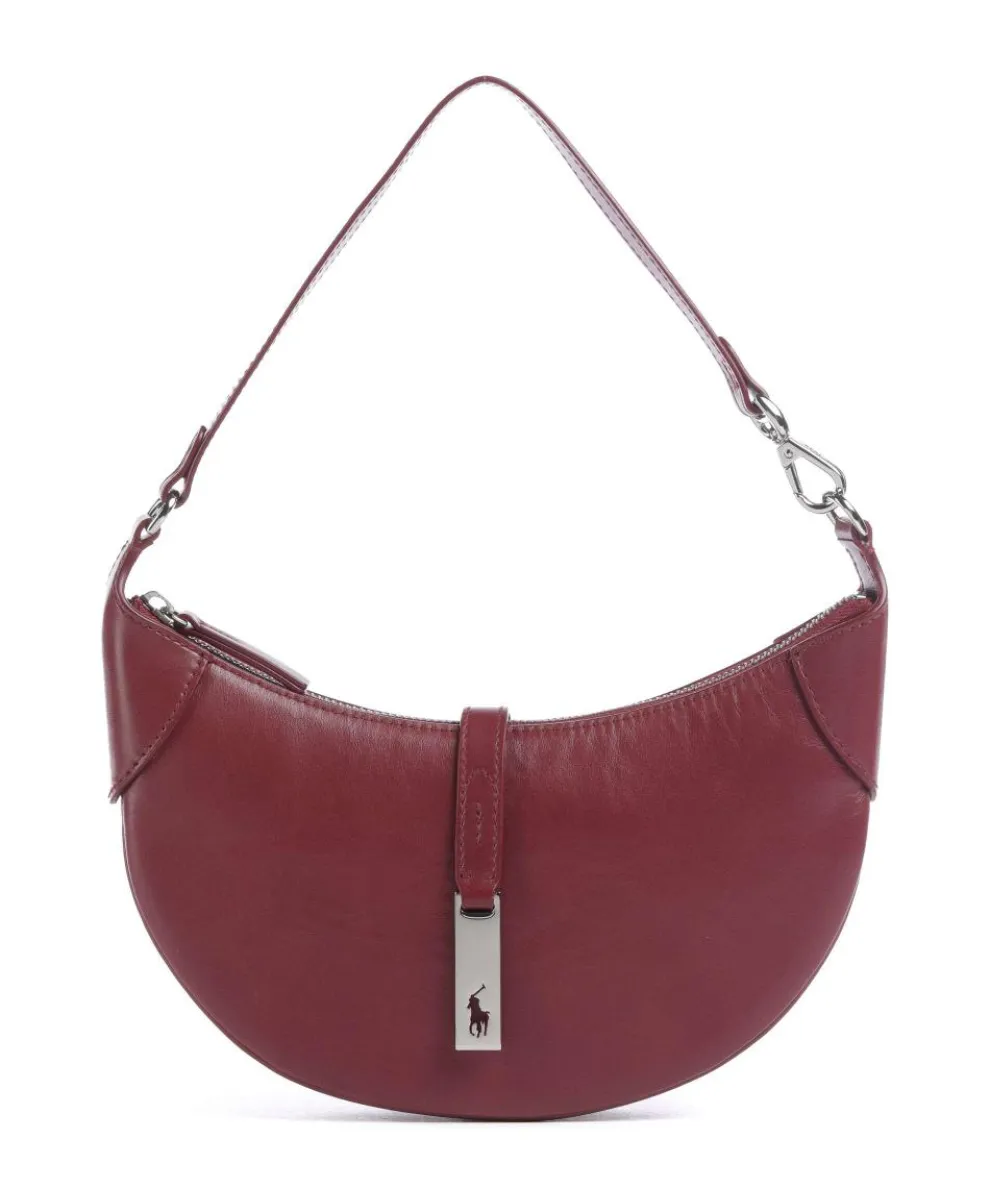 ID Collection Small Shoulder bag fine grain cow leather bordeaux red