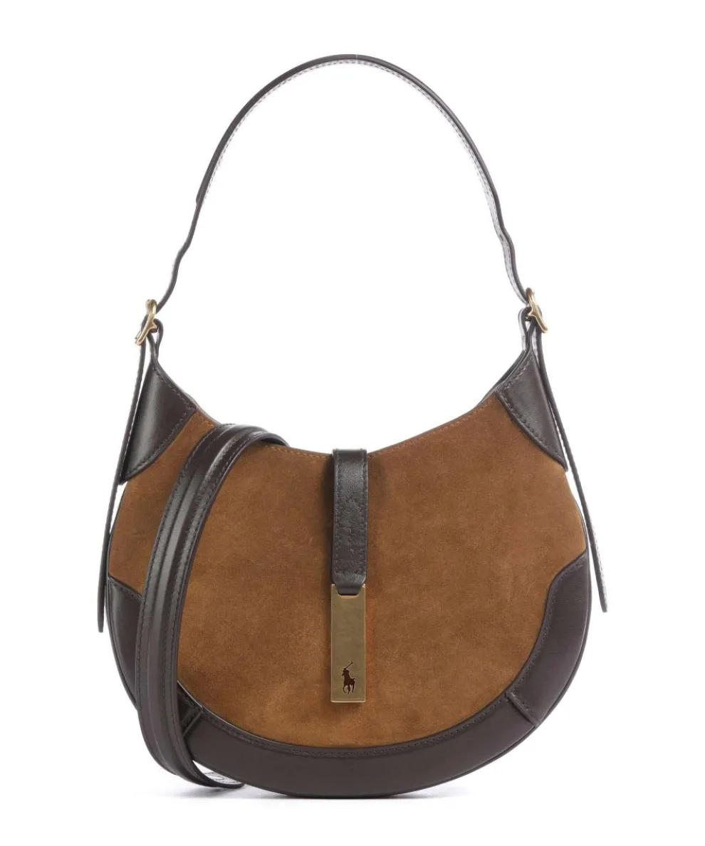 ID Collection Small Hobo bag fine grain cow leather, brushed cow leather light brown
